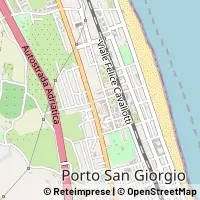 Mapa Porto San Giorgio