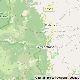 Mappa Serrapetrona