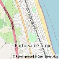 Hartă Porto San Giorgio