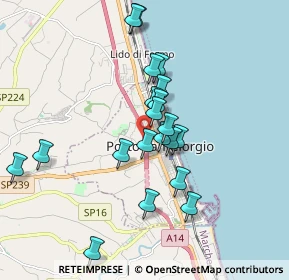 Mappa Via Giotto, 63822 Porto San Giorgio FM, Italia (1.6805)