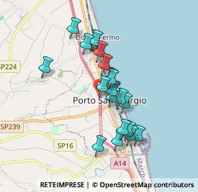 Mappa Via Giotto, 63822 Porto San Giorgio FM, Italia (1.534)