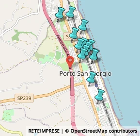 Mappa Via Giotto, 63822 Porto San Giorgio FM, Italia (0.8)