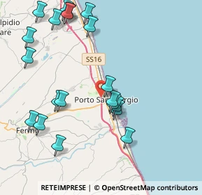 Mappa Via Giotto, 63822 Porto San Giorgio FM, Italia (4.816)