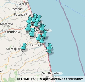 Mappa Via Giotto, 63822 Porto San Giorgio FM, Italia (10.14944)