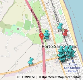 Mappa Via Giotto, 63822 Porto San Giorgio FM, Italia (0.6325)