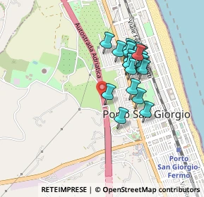 Mappa Via Giotto, 63822 Porto San Giorgio FM, Italia (0.3785)