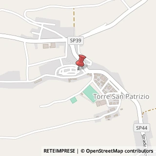 Mappa Piazza Guglielmo Marconi, 12, 63814 Torre San Patrizio, Fermo (Marche)