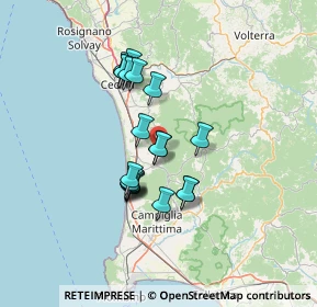 Mappa Località Lamentano, 57022 Castagneto Carducci LI, Italia (11.33)