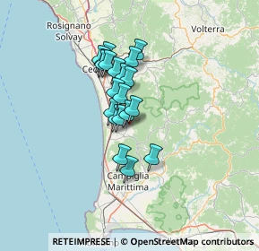 Mappa Località Lamentano, 57022 Castagneto Carducci LI, Italia (9.6615)