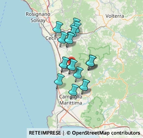 Mappa Località Lamentano, 57022 Castagneto Carducci LI, Italia (9.71789)