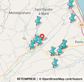 Mappa Contrada Tenna, 63015 Monte Urano FM, Italia (4.05273)
