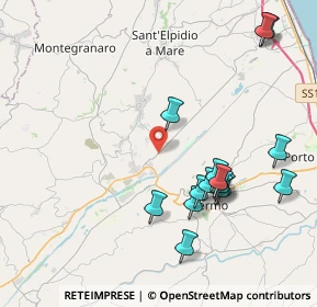 Mappa Contrada Tenna, 63015 Monte Urano FM, Italia (4.494)