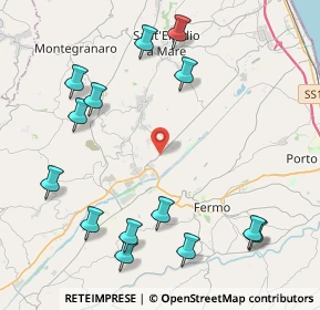 Mappa Contrada Tenna, 63015 Monte Urano FM, Italia (5.26143)