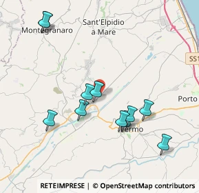 Mappa Contrada Tenna, 63015 Monte Urano FM, Italia (4.07909)