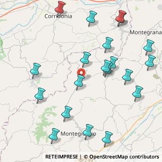 Mappa Contrada Madonnetta, 63816 Francavilla D'ete FM, Italia (5.3525)