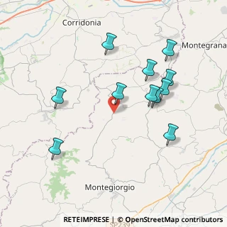 Mappa Contrada Madonnetta, 63816 Francavilla D'ete FM, Italia (4.00909)