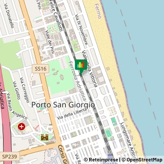 Mappa Viale Cavallotti, 53, 63822 Porto San Giorgio, Fermo (Marche)