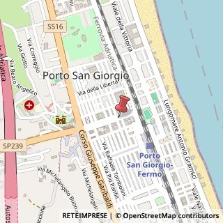 Mappa Viale Don Giovanni Minzoni, 43, 63822 Porto San Giorgio, Fermo (Marche)