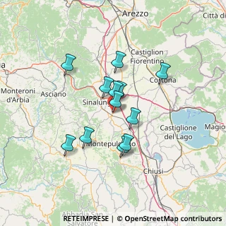 Mappa Via Traversa Valdichiana Est, 53049 Torrita di Siena SI, Italia (10.99)