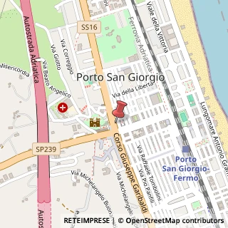 Mappa Corso Giuseppe Garibaldi, 96, 63822 Porto San Giorgio FM, Italia, 63900 Fermo, Fermo (Marche)