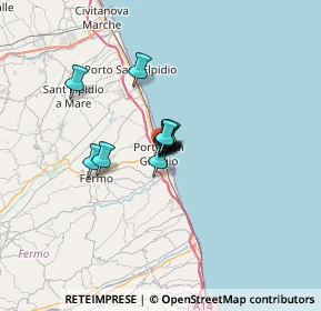 Mappa Via C. Cavour, 63822 Porto San Giorgio FM, Italia (2.95583)