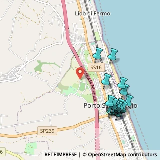 Mappa Via San Nicola, 63822 Porto San Giorgio FM, Italia (1.267)