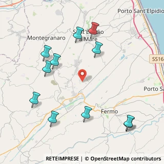 Mappa Viale dell' Industria, 63015 Monte Urano FM, Italia (5.02364)
