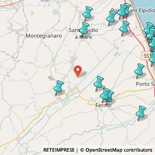 Mappa Viale dell' Industria, 63015 Monte Urano FM, Italia (7.1745)