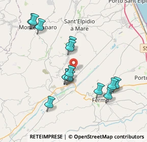 Mappa Viale dell' Industria, 63015 Monte Urano FM, Italia (3.82643)