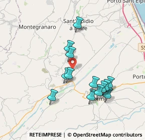 Mappa Viale dell' Industria, 63015 Monte Urano FM, Italia (3.46769)