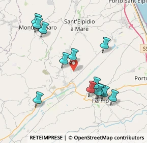 Mappa Viale dell' Industria, 63015 Monte Urano FM, Italia (4.10538)