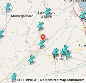 Mappa Viale dell' Industria, 63015 Monte Urano FM, Italia (5.886)