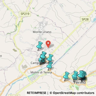 Mappa Viale dell' Industria, 63015 Monte Urano FM, Italia (2.92105)