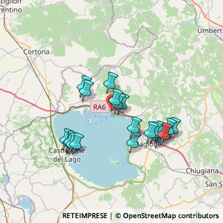 Mappa Via II Giugno, 06065 Passignano sul Trasimeno PG, Italia (6.988)