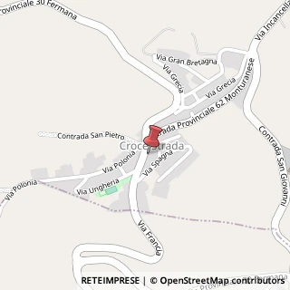 Mappa Via Francia, 7, 63813 Monte Urano FM, Italia, 63813 Monte Urano, Fermo (Marche)