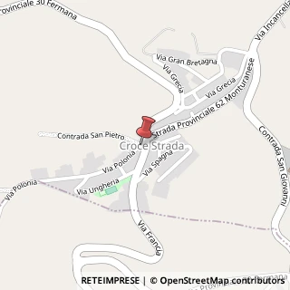 Mappa Via Polonia, 3, 63813 Monte Urano FM, Italia, 63813 Monte Urano, Fermo (Marche)