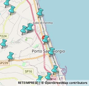 Mappa 63821 Porto San Giorgio FM, Italia (2.78077)