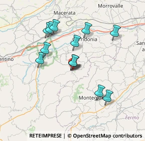 Mappa Via XX Settembre, 62010 Mogliano MC, Italia (6.57308)
