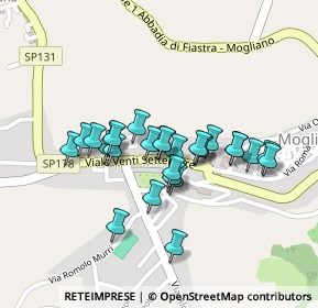 Mappa Via XX Settembre, 62010 Mogliano MC, Italia (0.17037)