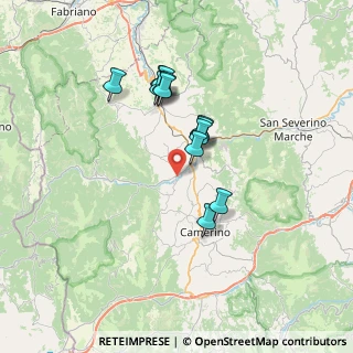 Mappa Loc. Lanciano, 62022 Castelraimondo MC, Italia (5.98333)