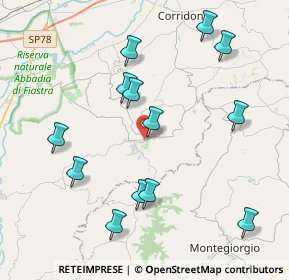 Mappa Piazza Garibaldi, 62010 Mogliano MC, Italia (4.43308)