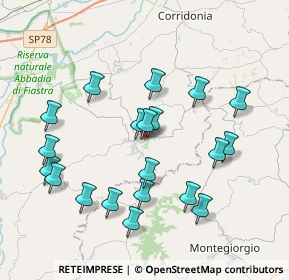 Mappa Piazza Garibaldi, 62010 Mogliano MC, Italia (4.014)