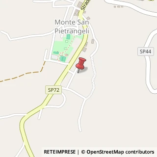 Mappa Via Pergolesi, 25, 63815 Monte San Pietrangeli, Fermo (Marche)