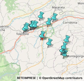 Mappa Contrada Illuminati, 62010 Urbisaglia MC, Italia (6.91188)