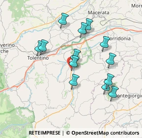 Mappa Contrada Illuminati, 62010 Urbisaglia MC, Italia (7.23769)