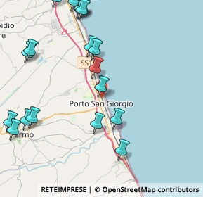 Mappa Via Genova, 63822 Porto San Giorgio FM, Italia (5.52)