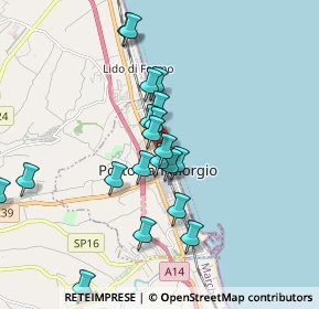 Mappa Via Genova, 63822 Porto San Giorgio FM, Italia (1.743)