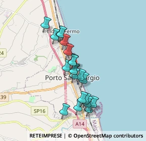 Mappa Via Genova, 63822 Porto San Giorgio FM, Italia (1.548)