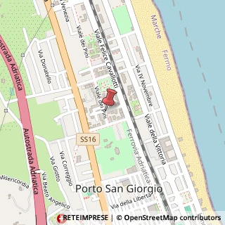 Mappa Viale Pini, 172, 63822 Porto San Giorgio, Fermo (Marche)
