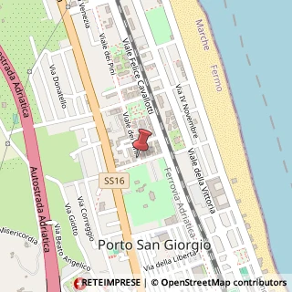 Mappa Viale Pini, 237, 63822 Porto San Giorgio, Fermo (Marche)